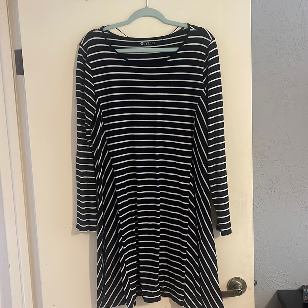 Long sleeve casual fall dress - size XL
